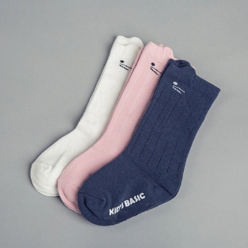 3 Pairs Kid Toddler Cute Animals Cotton Knee High Socks Baby, Size:M(Pink)