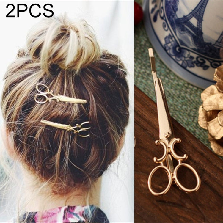 2 PCS Retro Word Hair Ornaments Personalized Hair Clips
