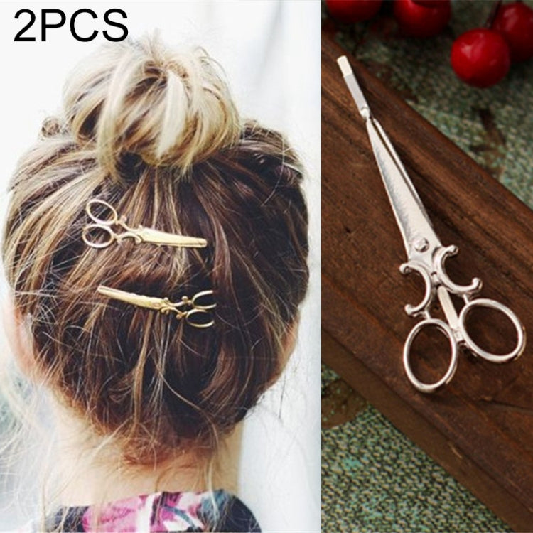 2 PCS Retro Word Hair Ornaments Personalized Hair Clips