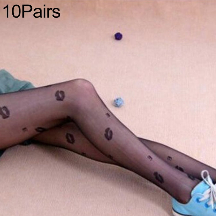 10 Pairs Women Tights Classic Silk Stockings Thin Lady Pantyhose