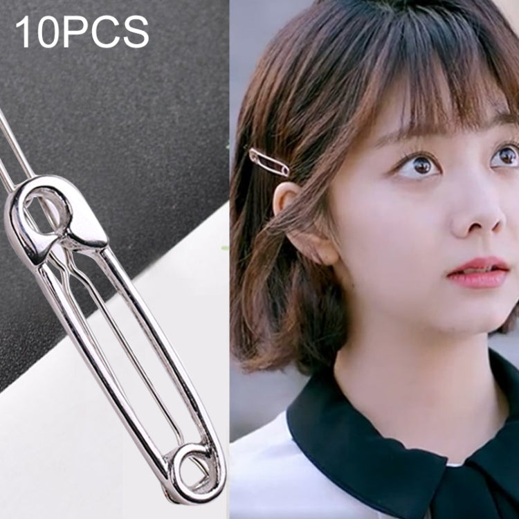 10 PCS New Fashion Exquisite Jewelry Hair Clip Metal Pin Shape Hair Ornaments Decorated Frog Clip