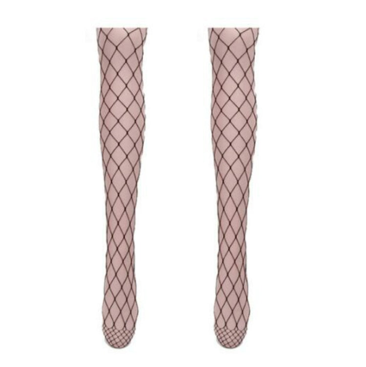 Women Sexy Pantyhose Mesh Fishnet Nylon Tights Long Stocking, Size:One size