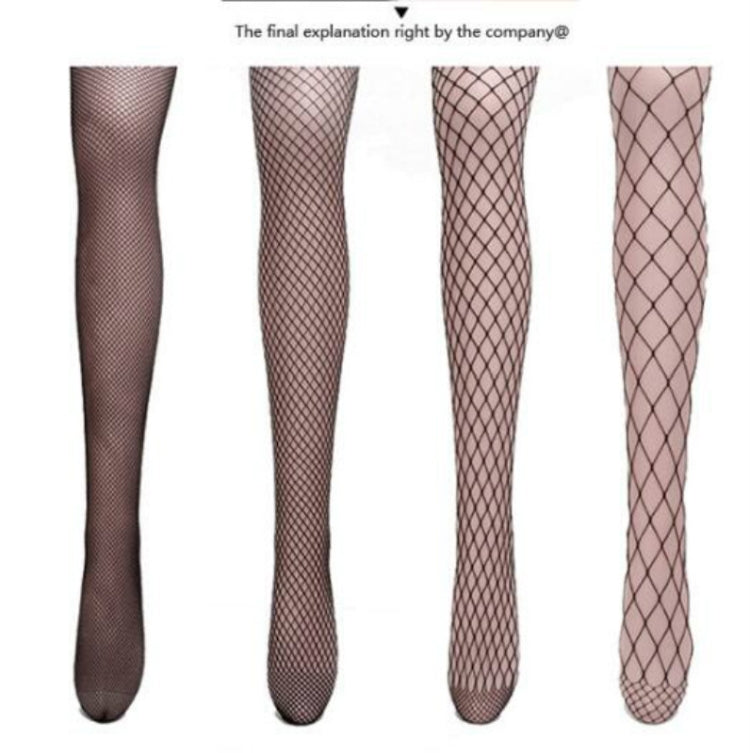 Women Sexy Pantyhose Mesh Fishnet Nylon Tights Long Stocking, Size:One size