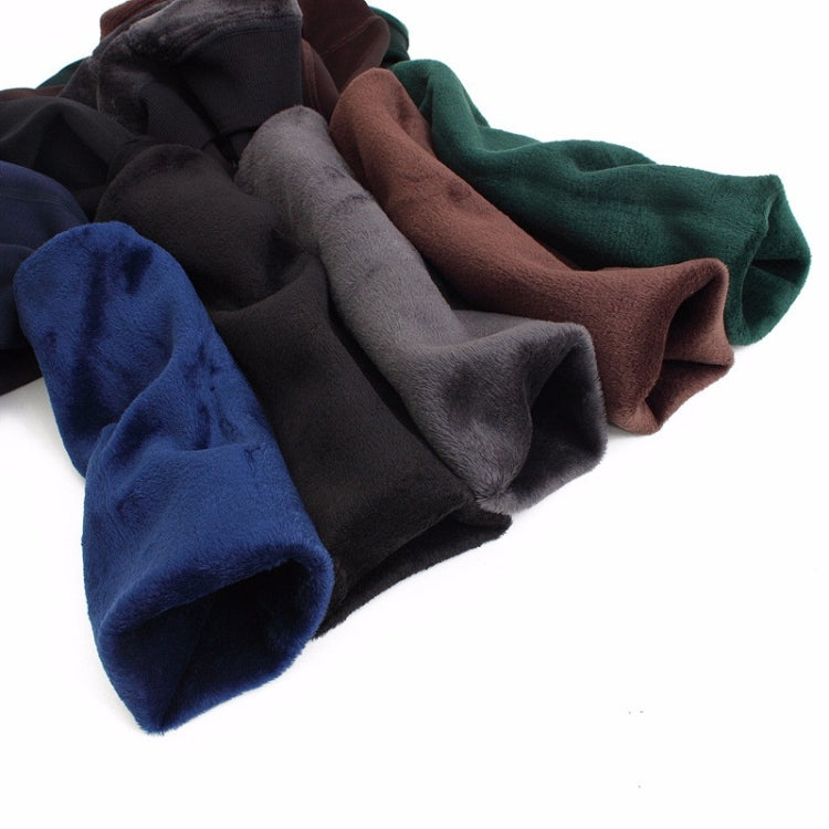 2 PCS Autumn and Winter Models Plus Velvet Thick Stepping Base Women Slim Slimming Warm Pants, Size:M