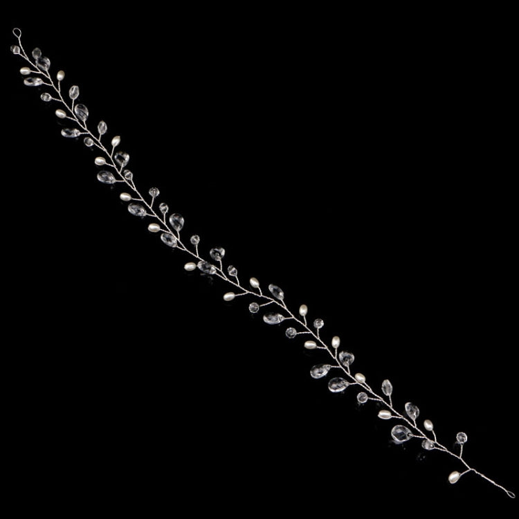 Fashion Leaves Bridal Hair Accessories Handmade Crystal Hair Jewelry Wedding Headband Headpiece for Women