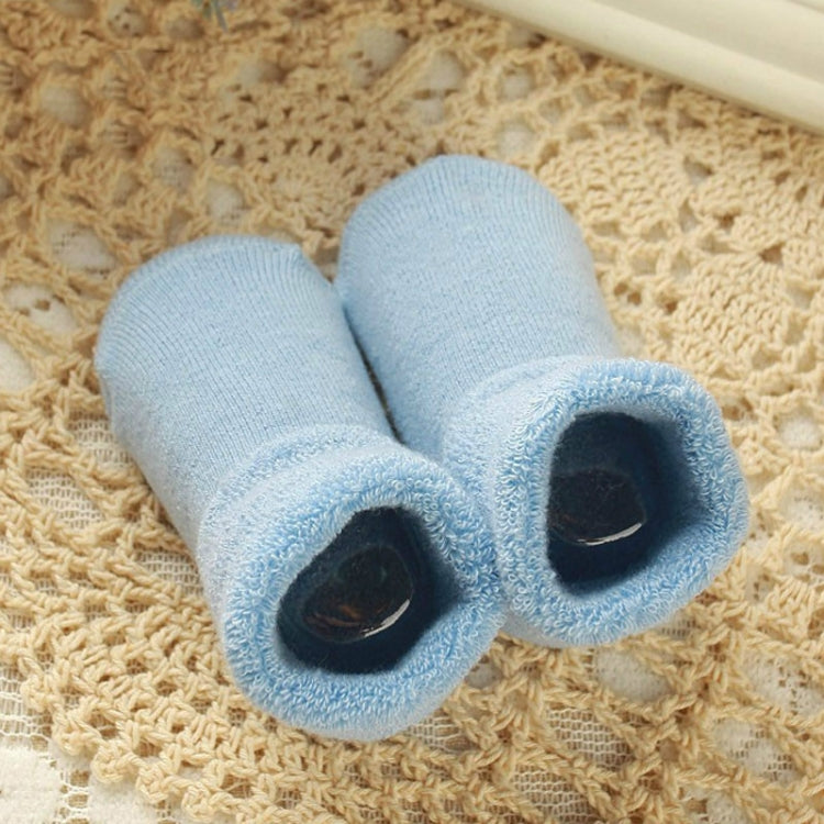 3 Pairs Cotton Baby Socks Thicken Warm Newborn Anti Slip Floor Sock, Size:S