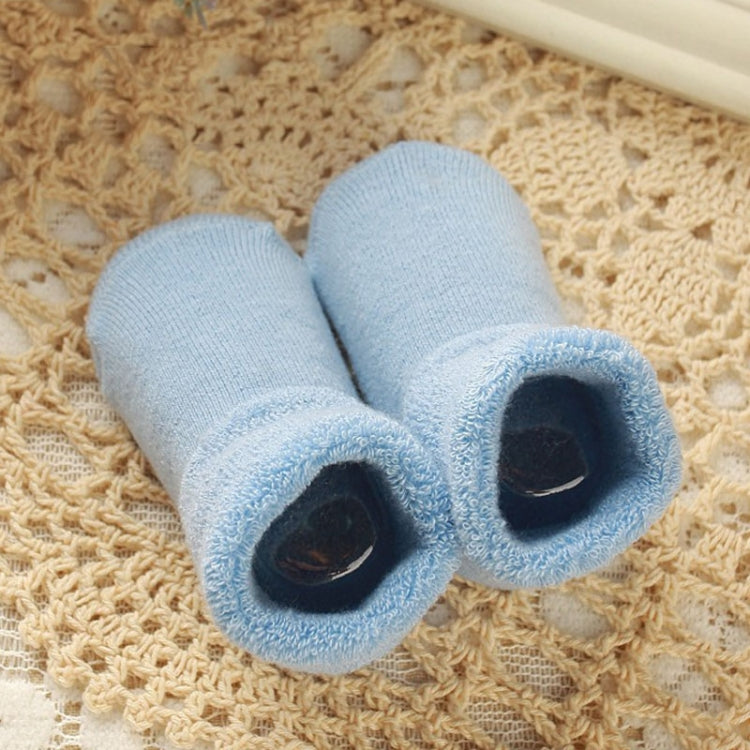 3 Pairs Cotton Baby Socks Thicken Warm Newborn Anti Slip Floor Sock, Size:S