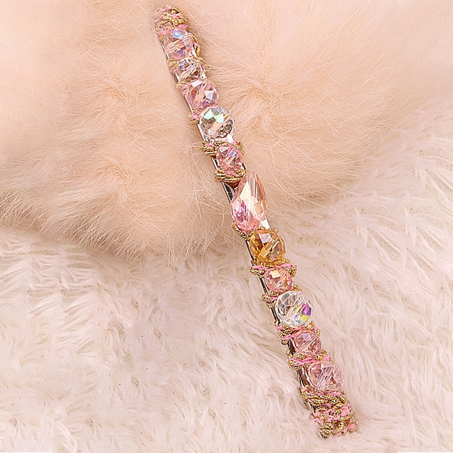 iMucci Women Rhinestone Crystal Hairpin Barrette Hair Clip