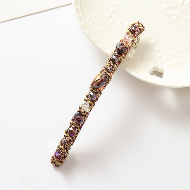 iMucci Women Rhinestone Crystal Hairpin Barrette Hair Clip