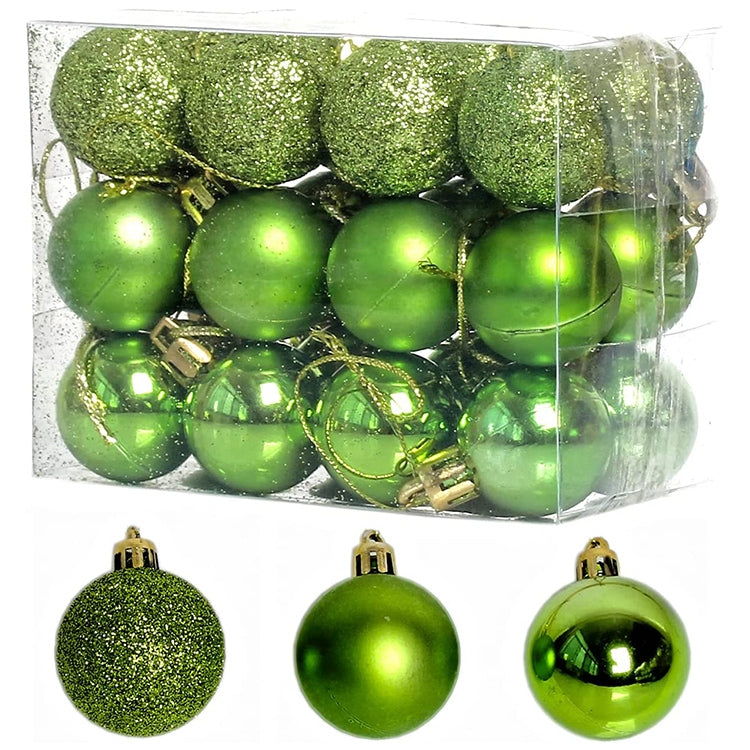 3 Boxes 3cm Home Christmas Tree Decor Ball Bauble Hanging Xmas Party Ornament Decorations