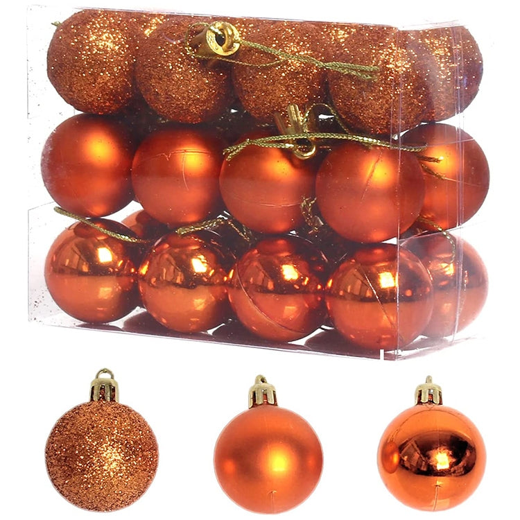 3 Boxes 3cm Home Christmas Tree Decor Ball Bauble Hanging Xmas Party Ornament Decorations