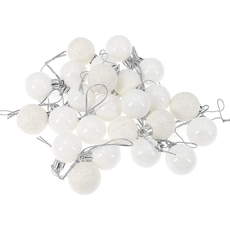 3 Boxes 3cm Home Christmas Tree Decor Ball Bauble Hanging Xmas Party Ornament Decorations