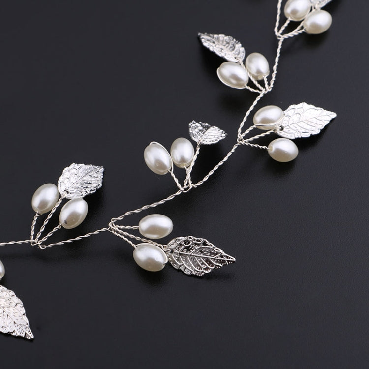 Luxury Gold and Silver Headbands Hair Jewelry Pearl Crystal Leaf  Bride Tiaras Headpiece Wedding Bridal Hair Accessories Gift