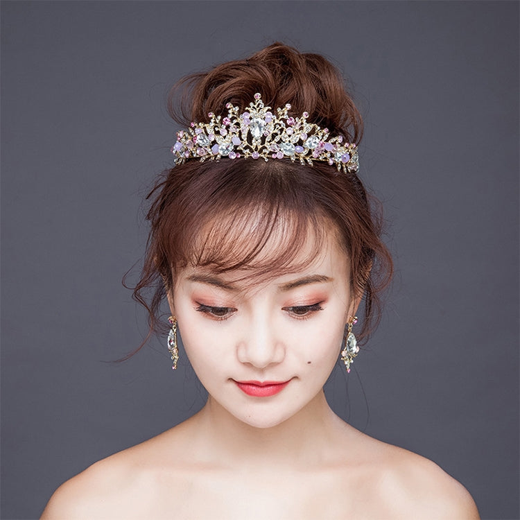 Pearl Bridal Crowns Handmade Headband Crystal Wedding Queen Crown Wedding Hair Clips