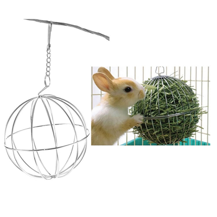 Pet Stainless Steel Grass Frame Ball Toy Grass Wave Ball