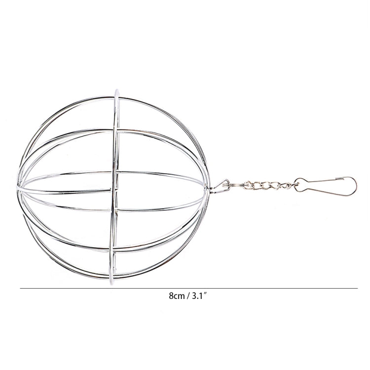 Pet Stainless Steel Grass Frame Ball Toy Grass Wave Ball