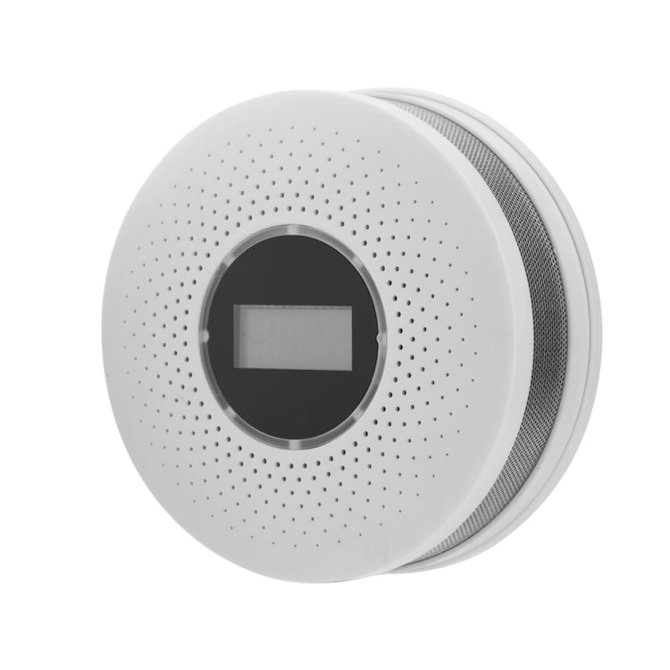 JKD-512COM CO Smoke Detector Live Voice Alarm Carbon Monoxide Leakage Sensor with LCD Display