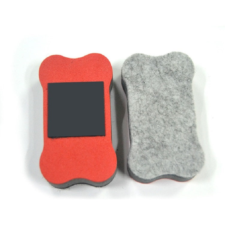 3 PCS Magnetic Small Bone Felt Whiteboard Wiping Preschool Special Student Stationery