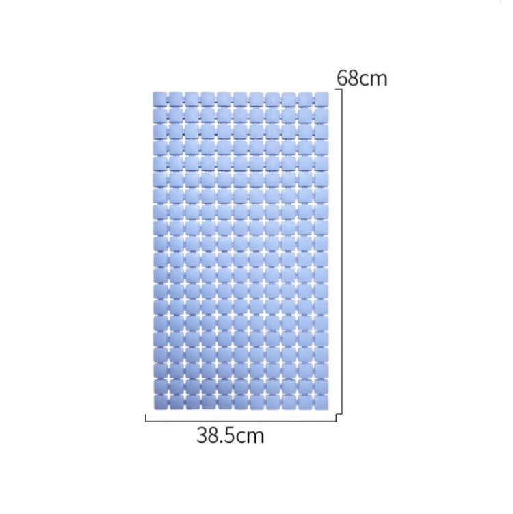 Bathroom Anti-slip Mat Shower Anti-fall Massage Foot Mat Random Color Delivery, Size:38.5x68cm