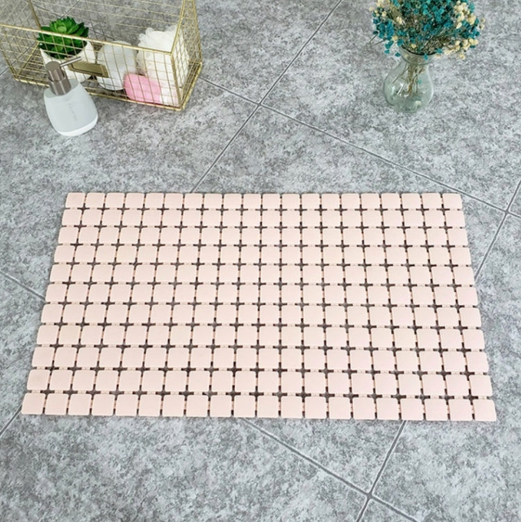 Bathroom Anti-slip Mat Shower Anti-fall Massage Foot Mat Random Color Delivery, Size:38.5x68cm