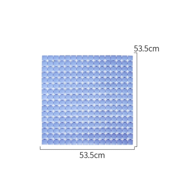 Bathroom Anti-slip Mat Shower Anti-fall Massage Foot Mat Random Color Delivery, Size:53.5x53.5cm