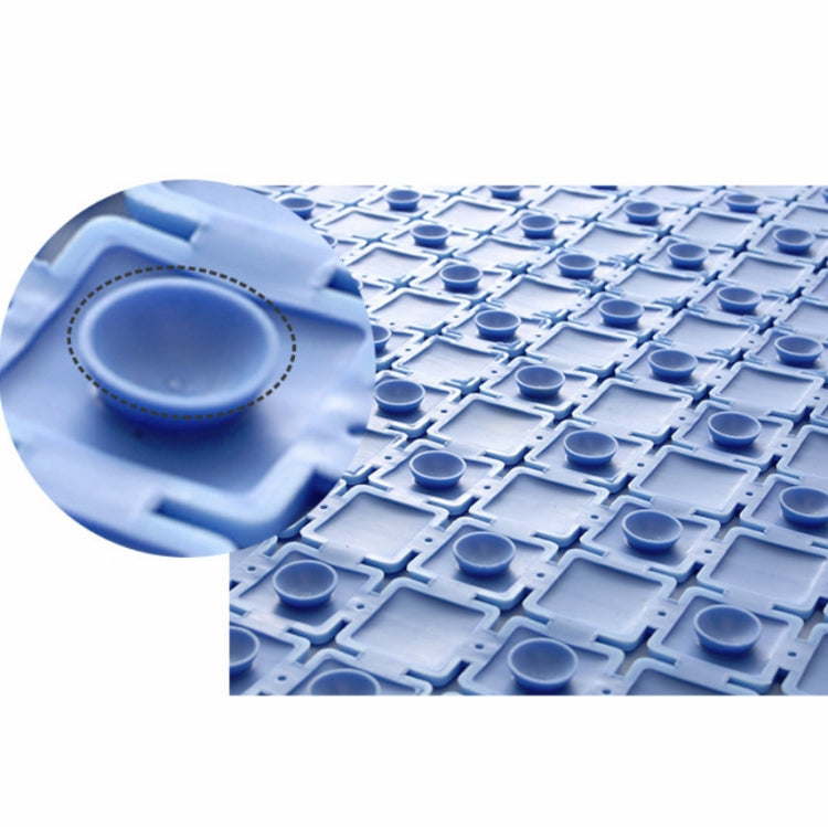 Bathroom Anti-slip Mat Shower Anti-fall Massage Foot Mat Random Color Delivery, Size:53.5x53.5cm
