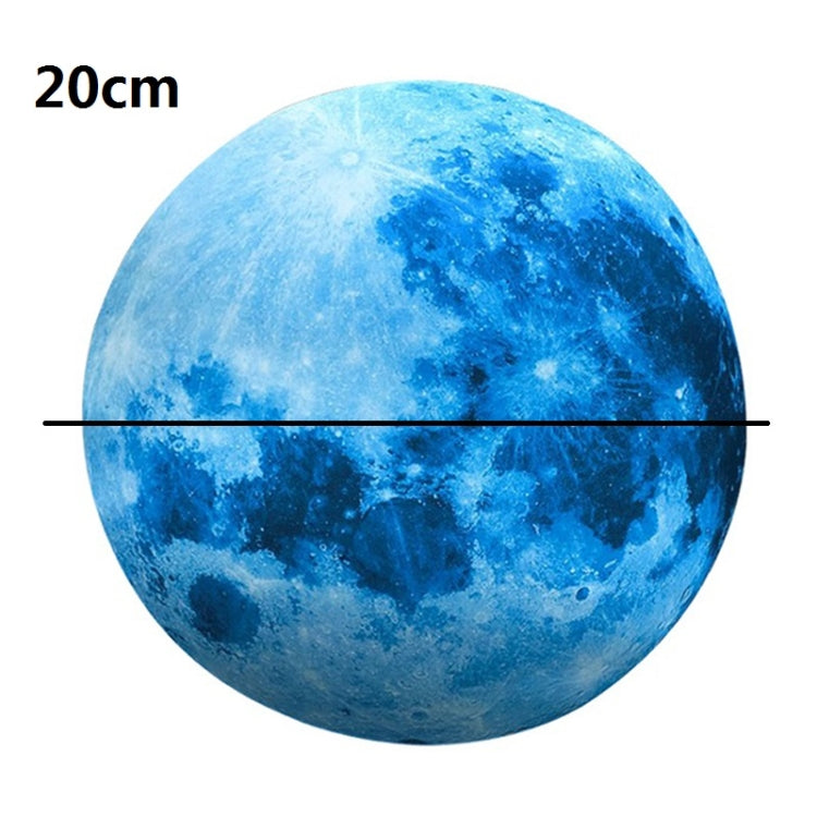 3 PCS AFG33003 Home Decoration Luminous Stars Moon PVC Stickers, Specification:Blue Moon 20cm