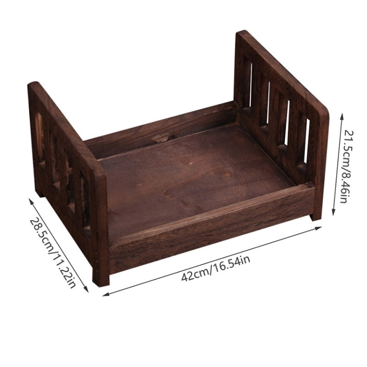 100 Days Old Wooden Bed For Newborns Children Photography Props