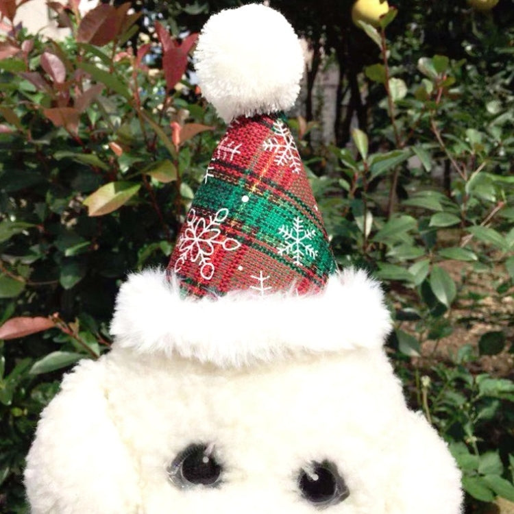 2 PCS Pet Christmas Hat and Bow Tie Set Holiday Accessories(Hat + Bow Tie)