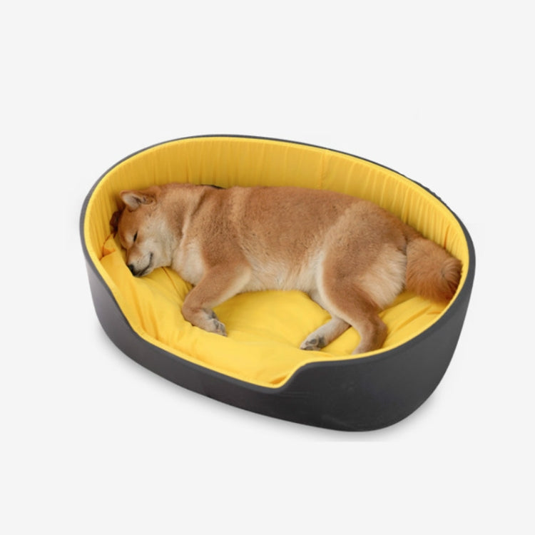 Two-Color Washable Comfortable Pet Nest with Cushion, Size:S 49x35x18cm