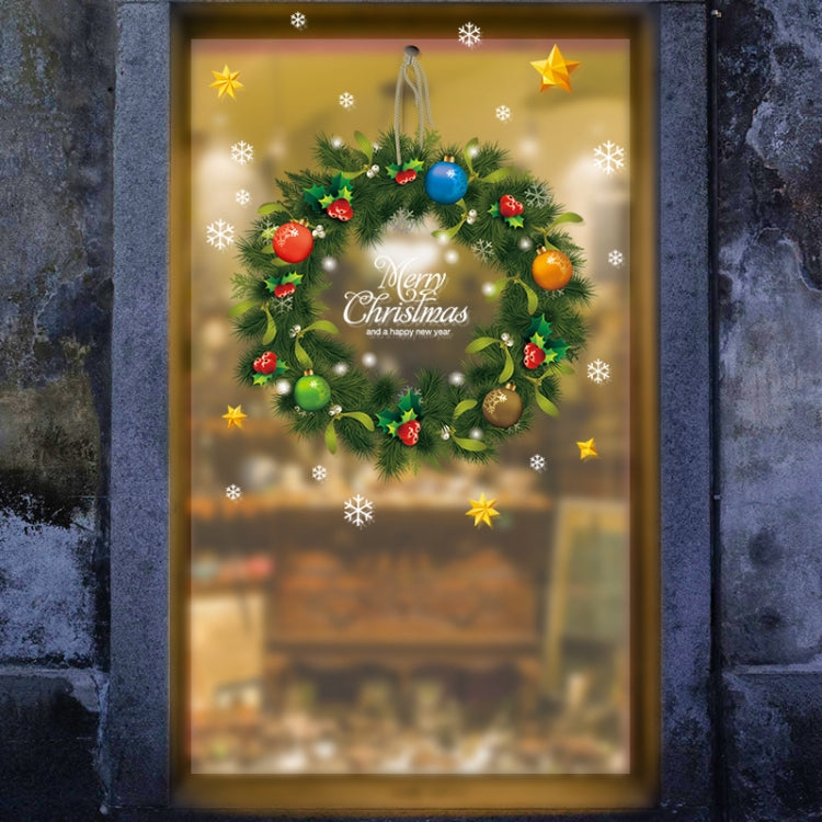 Christmas Decorations Stickers Glass Window Wall Stickers