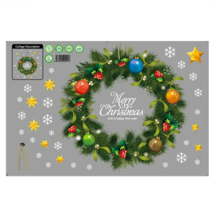 Christmas Decorations Stickers Glass Window Wall Stickers