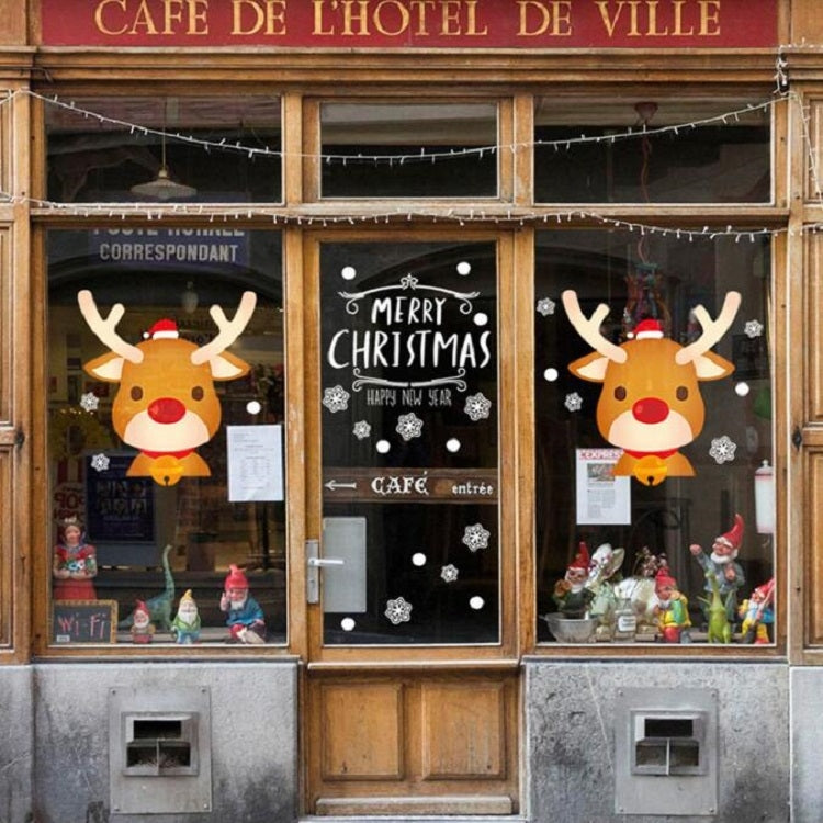 Christmas Decorations Stickers Glass Window Wall Stickers