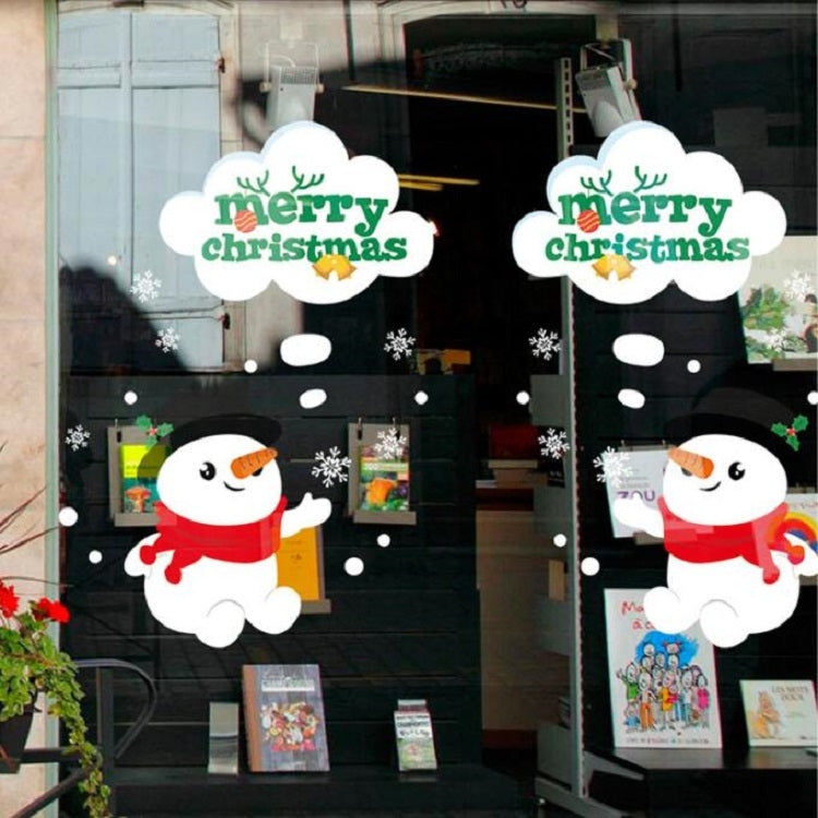 Christmas Decorations Stickers Glass Window Wall Stickers