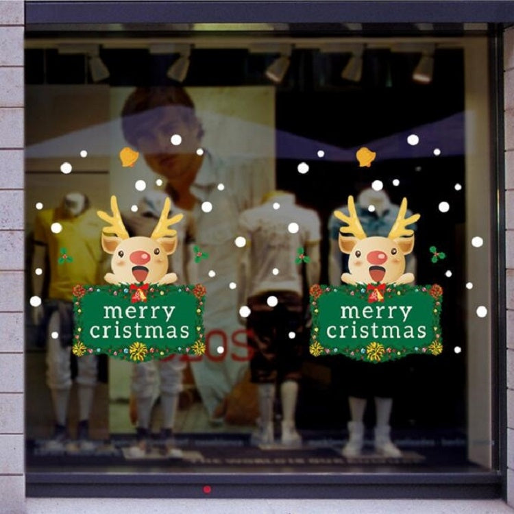 Christmas Decorations Stickers Glass Window Wall Stickers