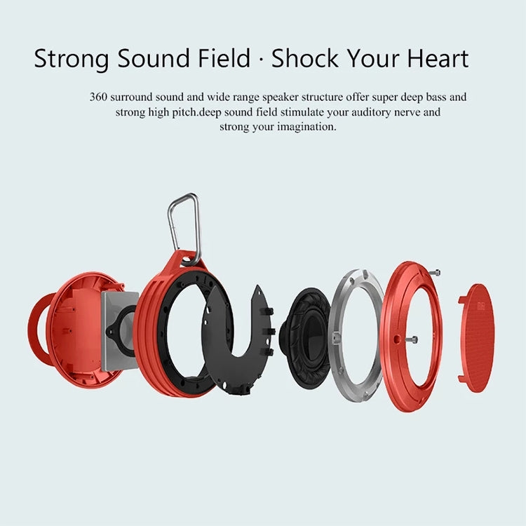 mifa IXP6 Waterproof Mini Portable Bass Wireless Bluetooth Speaker Built-in Mic