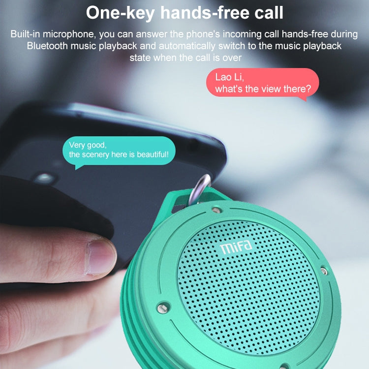 mifa IXP6 Waterproof Mini Portable Bass Wireless Bluetooth Speaker Built-in Mic