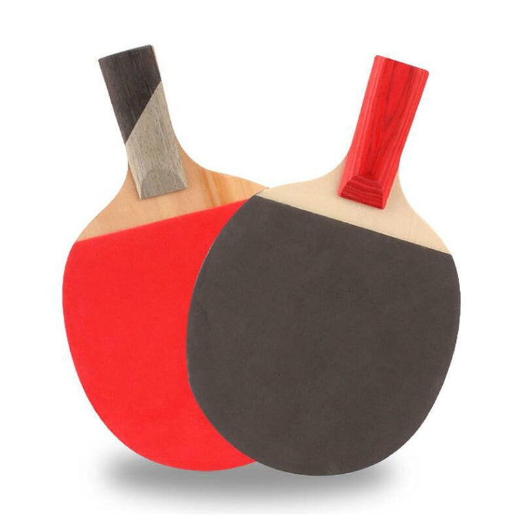 Household Elastic Flexible Shaft Single Table Tennis Ball Practice Device for Children, Style:Wooden Racket Set