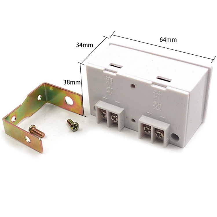 LCD Digital Display Punch Magnetic Induction Reciprocating Rotary Electronic Counter