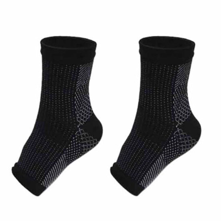 Adult Running Cycle Basketball Sports Outdoor Foot Angel Anti Fatigue Compression Foot Sleeve Sock, Size:S/M