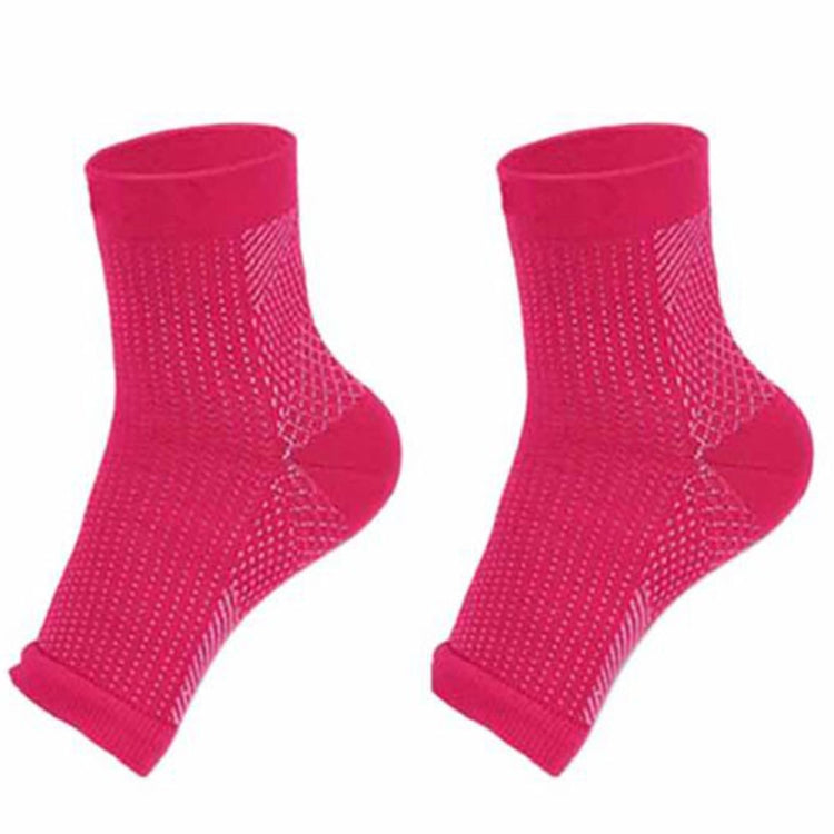 Adult Running Cycle Basketball Sports Outdoor Foot Angel Anti Fatigue Compression Foot Sleeve Sock, Size:S/M