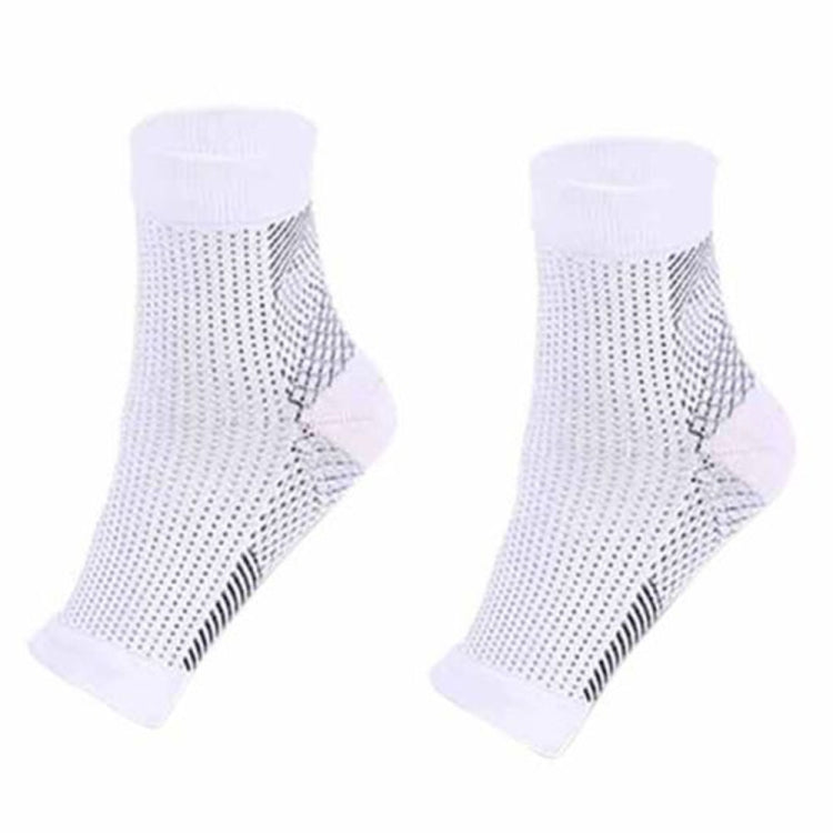 Adult Running Cycle Basketball Sports Outdoor Foot Angel Anti Fatigue Compression Foot Sleeve Sock, Size:S/M