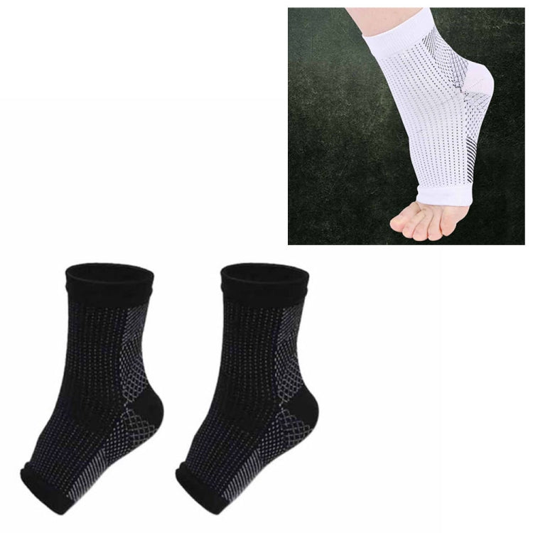 Adult Running Cycle Basketball Sports Outdoor Foot Angel Anti Fatigue Compression Foot Sleeve Sock, Size:L/XL