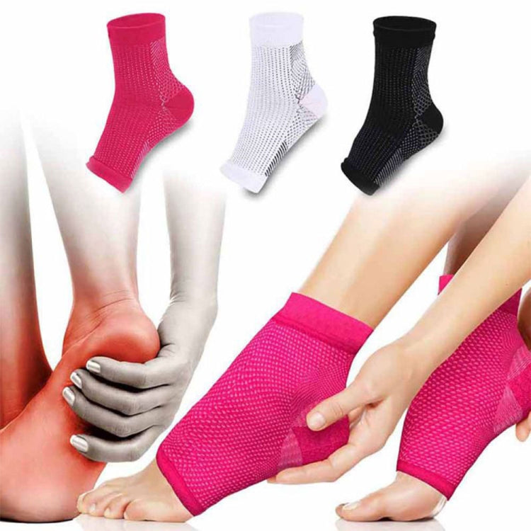 Adult Running Cycle Basketball Sports Outdoor Foot Angel Anti Fatigue Compression Foot Sleeve Sock, Size:L/XL