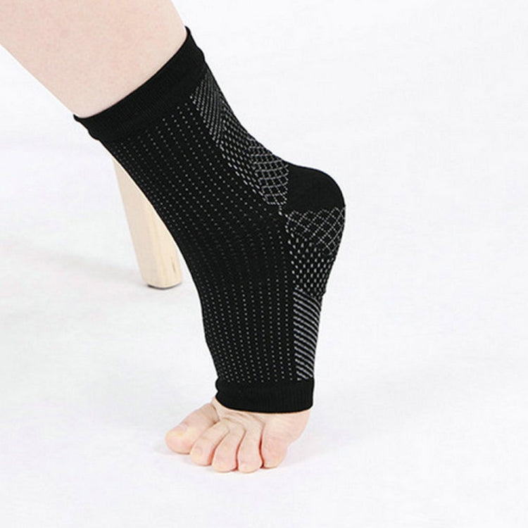 Adult Running Cycle Basketball Sports Outdoor Foot Angel Anti Fatigue Compression Foot Sleeve Sock, Size:L/XL