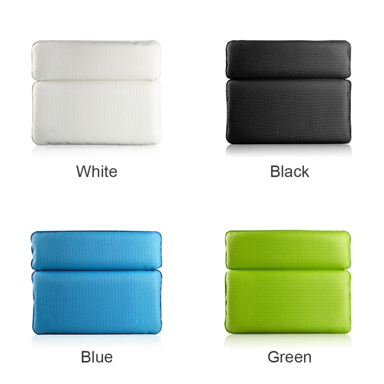 Comfortable Bathroom Bathtub Pillow with Eco-Friendly Suction Cup, Color:Black