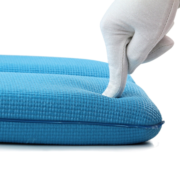 Comfortable Bathroom Bathtub Pillow with Eco-Friendly Suction Cup, Color:Blue
