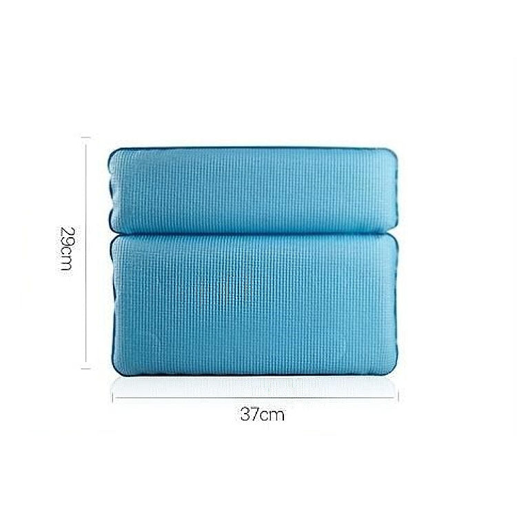 Comfortable Bathroom Bathtub Pillow with Eco-Friendly Suction Cup, Color:Blue