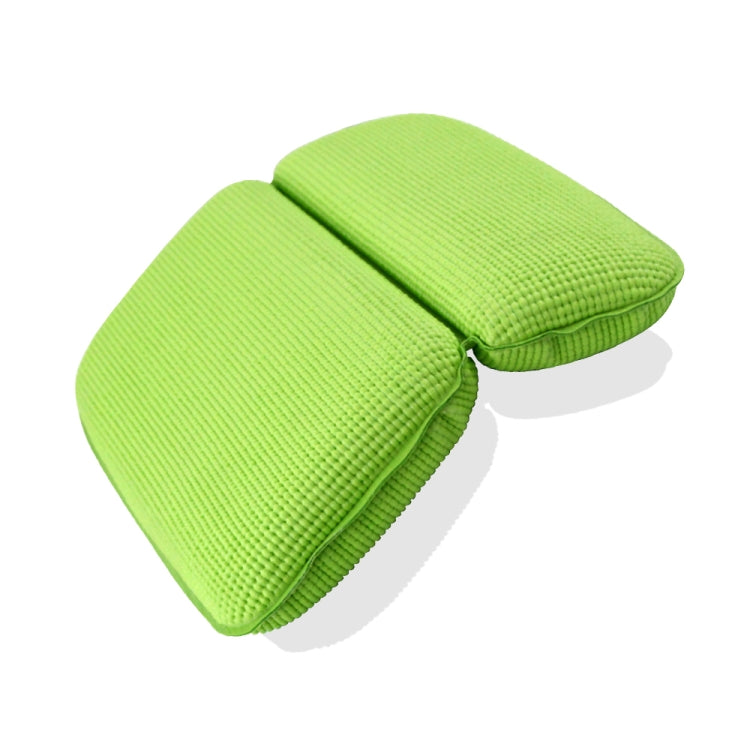 Comfortable Bathroom Bathtub Pillow with Eco-Friendly Suction Cup, Color:Green