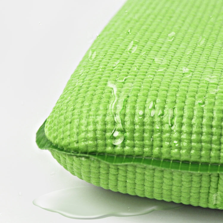 Comfortable Bathroom Bathtub Pillow with Eco-Friendly Suction Cup, Color:Green